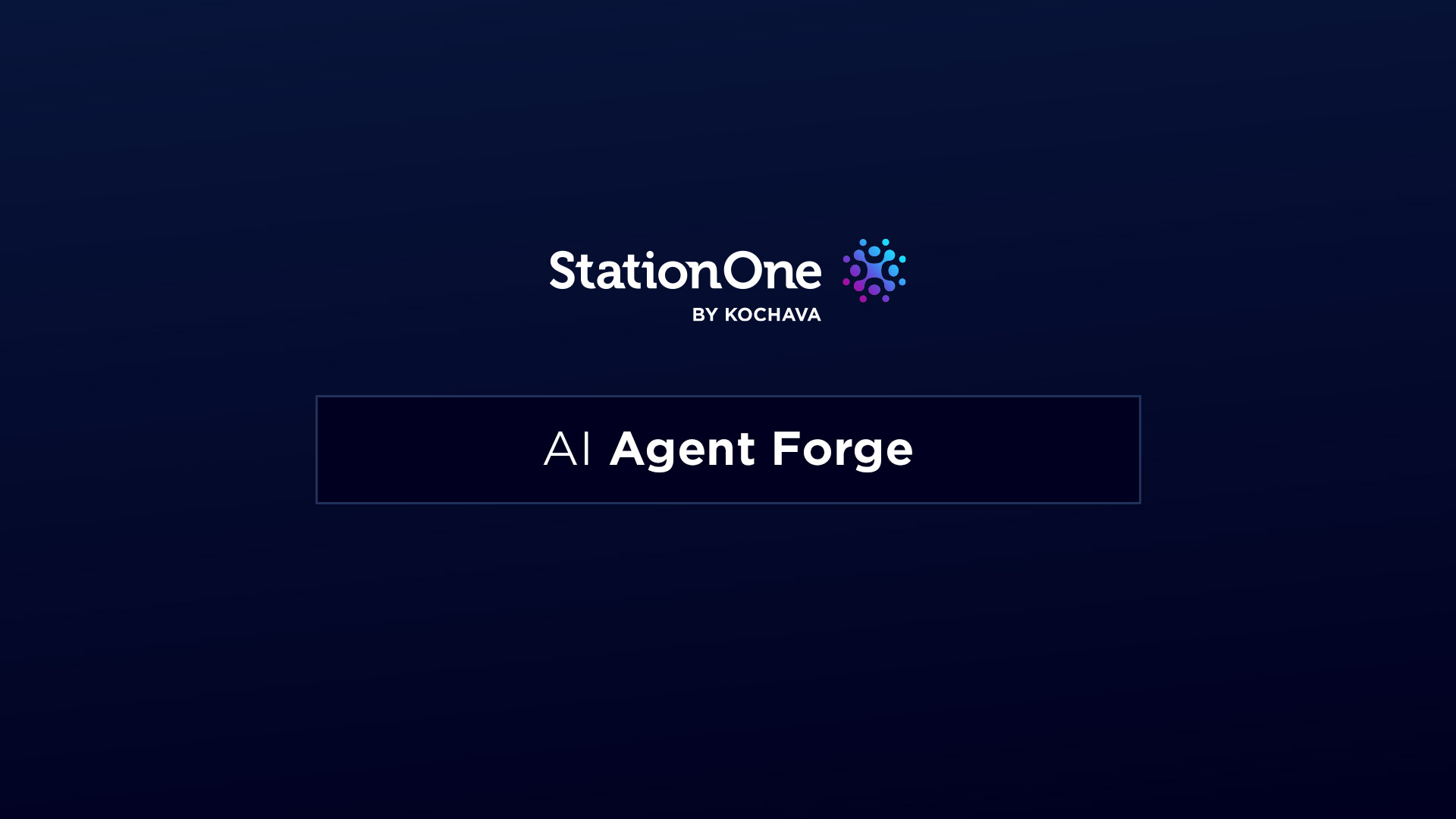 AI Agent Forge | Enterprise-Grade Automation | StationOne